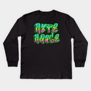 Hype House Style Kids Long Sleeve T-Shirt